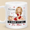 I Vow To Stand By You Always - Couple Personalized Custom Mug - Gift For Husband Wife, Anniversary