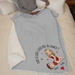 Custom Name Couple Cuddling Gifts - Personalized Blanket