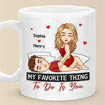 Custom Name Flirty Couple Gifts - Personalized Mugs