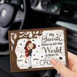 Custom Name Romantic Couple Gifts - Personalized Car Visor Clip