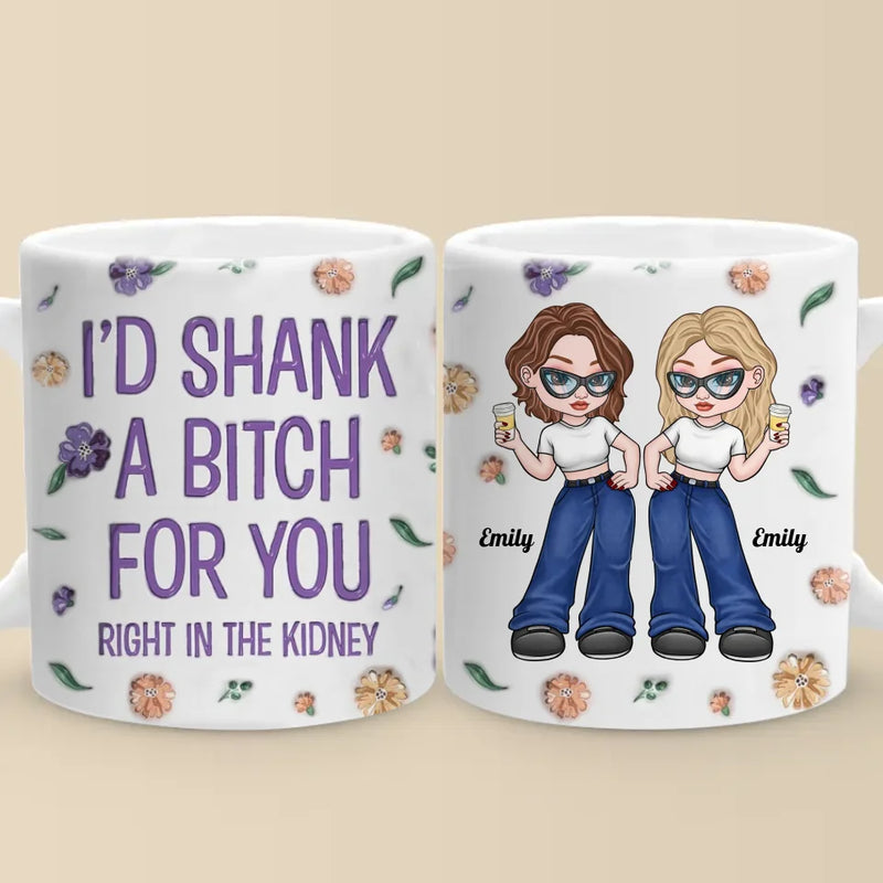 Custom Name Funny Best Friend Gifts - Personalized Mugs
