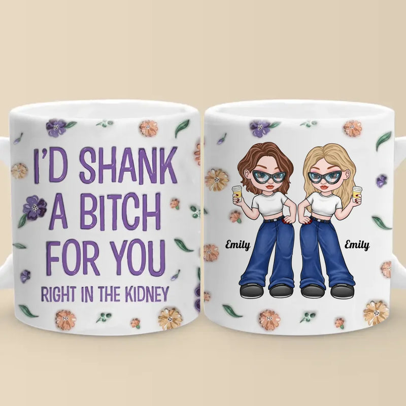Custom Name Funny Best Friend Gifts - Personalized Mugs