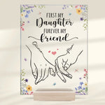 Custom Name Mother Daughter Gifts - Personalized Acrylic Plaque