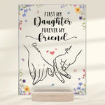 Custom Name Mother Daughter Gifts - Personalized Acrylic Plaque
