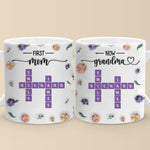 Custom Name First Mom Now Grandma Gifts - Personalized Mugs
