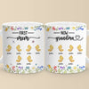 Like Butterflies, Their Love Transcends Generations - Family Personalized Custom 3D Inflated Effect Printed Mug - Gift For Mom, Grandma