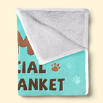 Custom Name Mom's Official Nap Gifts for Pet Lovers - Personalized Blanket