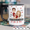 My Favorite Thing To Do Is You -  Couple Personalized Custom 3D Inflated Effect Printed Accent Mug - Gift For Husband Wife, Anniversary