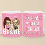 Custom Name Funny Bestie Gifts for Women - Personalized Mugs