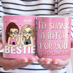Custom Name Funny Bestie Gifts for Women - Personalized Mugs
