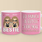 Custom Name Funny Bestie Gifts for Women - Personalized Mugs