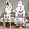 My Family Is My Priority And I Love It - Family Personalized Custom Snuggle Blanket, Hoodie Blanket - Gift For Mom, Yourself