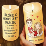 Custom Name Funny Naughty Couple Gifts - Personalized LED Candle