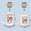 A Daughter Is A Reflection Of Her Mother’s Love - Family Personalized Custom Mug - Gift For Mom, Daughter