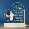 Consider This Heart As A Big Hug - Family  Personalized Custom Shaped 3D LED Light - Gift For Mom, Daughter
