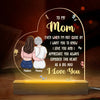 Consider This Heart As A Big Hug - Family  Personalized Custom Shaped 3D LED Light - Gift For Mom, Daughter