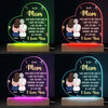 Consider This Heart As A Big Hug - Family  Personalized Custom Shaped 3D LED Light - Gift For Mom, Daughter