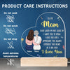 Consider This Heart As A Big Hug - Family  Personalized Custom Shaped 3D LED Light - Gift For Mom, Daughter