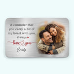 Custom Photo Couple Gifts - Personalized Aluminum Wallet Card