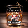 Your Embrace Is My Safe Haven - Couple Personalized Custom Whiskey Glass - Gift For Husband Wife, Anniversary
