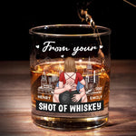 Custom Naughty Couple Gifts - Personalized Whiskey Glass
