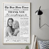 Custom Photo A Mother’s Love Is My Greatest Blessing - Family Personalized Custom Vertical Poster - Gift For Mom