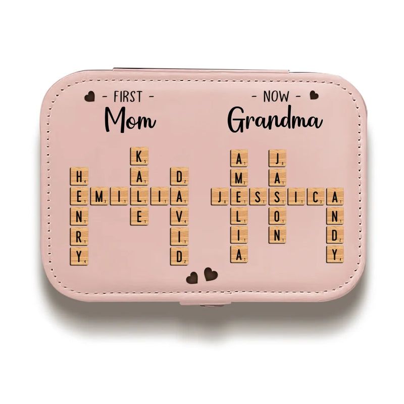 First Mom Now Grandma Gift for Mother - Jewelry Case