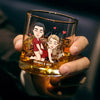 You’re My Favorite Reason To Smile - Couple Personalized Custom Whiskey Glass - Gift For Husband Wife, Anniversary