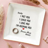I Love You, I'm Keeping You - Couple Personalized Custom Jewelry Dish - Gift For Husband Wife, Anniversary