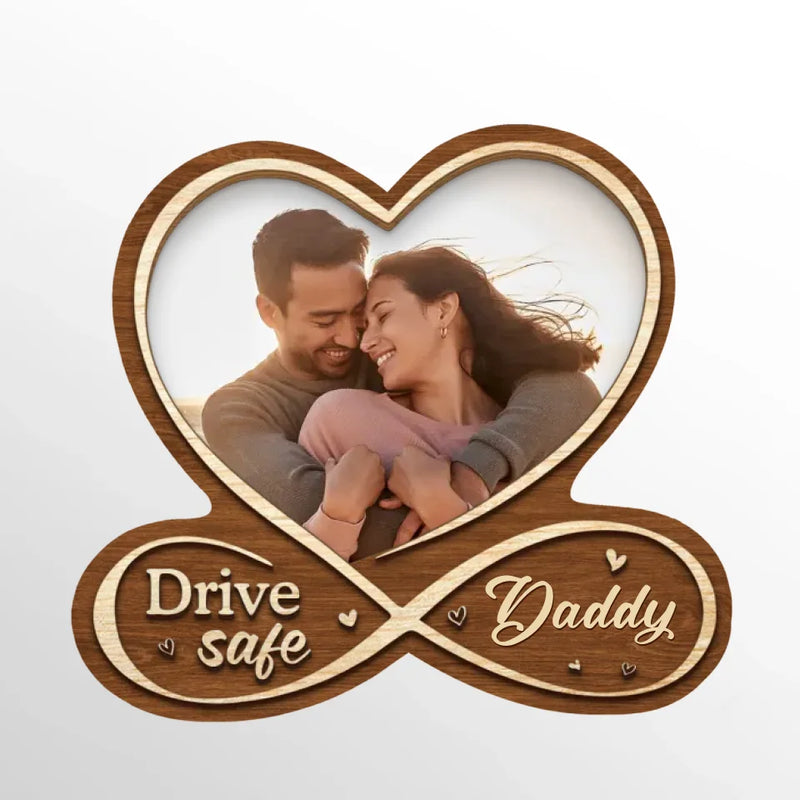 Custom Photo All Of Me Loves All Of You - Couple Personalized Custom Car Visor Clip - Gift For Husband Wife, Anniversary
