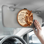 Custom Name Guardian Angel Gifts - Personalized Car Visor Clip