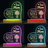 Thank You For Being The Light In My Life - Family  Personalized Custom Shaped 3D LED Light - Gift For Mom, Daughter