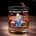 Custom Name Funny Couple Gifts - Personalized Whiskey Glass