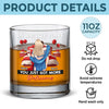 In Whiskey Years You Just Got More Delicious - Couple Personalized Custom Whiskey Glass - Gift For Husband Wife, Anniversary