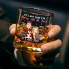 It’s Your Charm That Takes Over My Mind - Couple Personalized Custom Whiskey Glass - Gift For Husband Wife, Anniversary