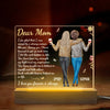I Love You Forever And Always - Family Personalized Custom Shaped 3D LED Light - Gift For Mom, Daughter