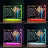 I Love You Forever And Always - Family Personalized Custom Shaped 3D LED Light - Gift For Mom, Daughter
