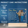 I Love You Forever And Always - Family Personalized Custom Shaped 3D LED Light - Gift For Mom, Daughter
