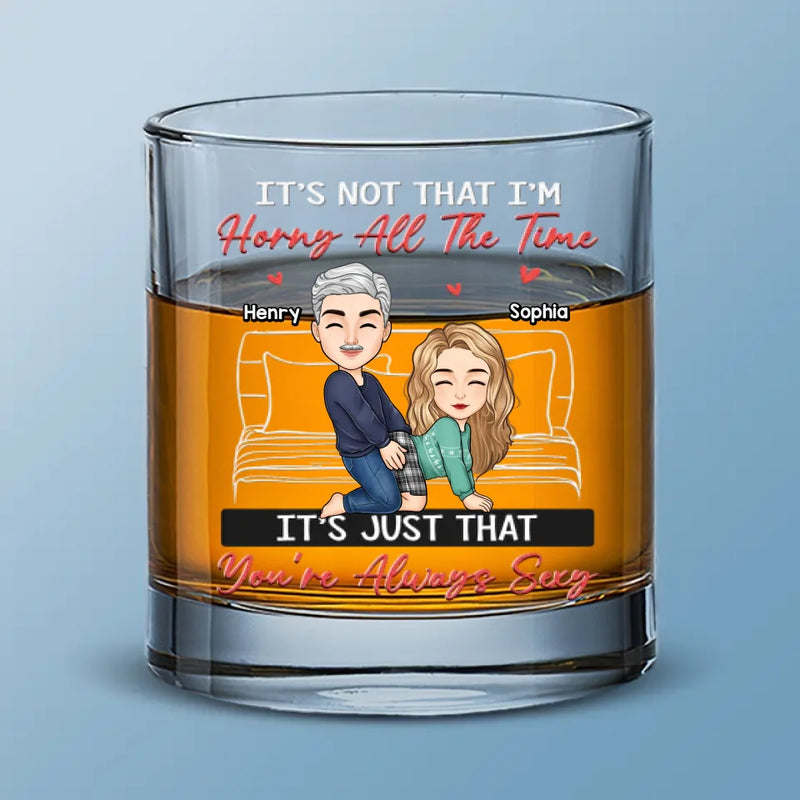 Custom Name Funny Couple Gifts - Personalized Whiskey Glass