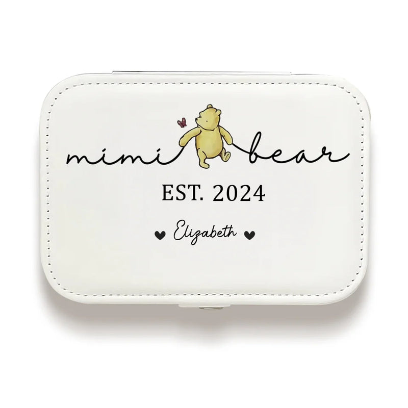 Custom Name Family Gifts for Mom - Personalized Jewelry Case