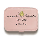Custom Name Family Gifts for Mom - Personalized Jewelry Case