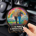 Custom Name Funny Best Friend Gifts for Women - Personalized Car Visor Clip