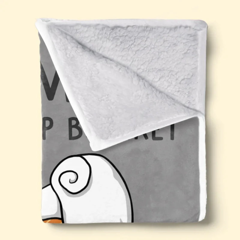Mom's Official Nap Blanket - Family Personalized Custom Blanket - Gift For Family Members