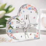 Custom Family Name Mother Gifts - Personalized Shaped Acrylic Plaque