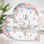 Custom Family Name Mother Gifts - Personalized Shaped Acrylic Plaque