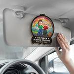 Custom Name Funny Best Friend Gifts for Women - Personalized Car Visor Clip