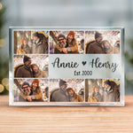 Custom Photo Anniversary Gifts for Couples - Personalized Shaped Acrylic Plaque