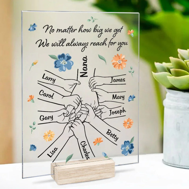 Custom Name Family Gifts - Personalized Acrylic Plaque
