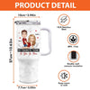 Pick Me, Choose Me, Love Me - Couple Personalized Custom 40 Oz Stainless Steel Tumbler With Handle - Gift For Husband Wife, Anniversary