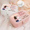 Mother & Daughters Forever Linked Together - Family Personalized Custom Jewelry Case - Gift For Mom, Daughter